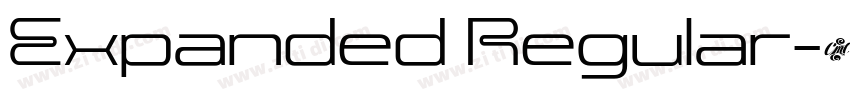 Expanded Regular字体转换
